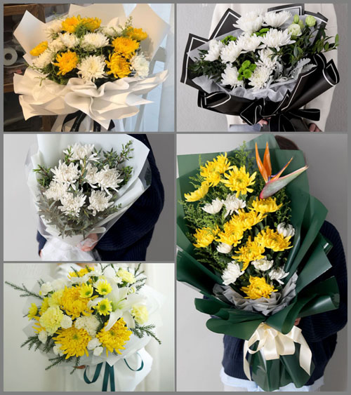 浙江省绍兴越城区东浦镇白事花束代送